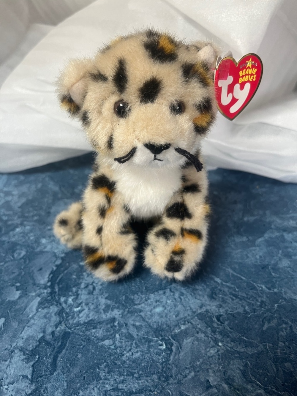Ty Beanie Baby 'Spotter' Plush Leopard - Tan, Black & Gold